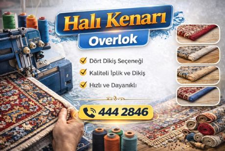 Halı Kenarı Overlok