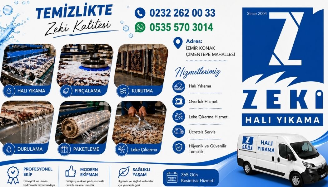 Konak Çimentepe Mahallesi'nde Profesyonel Halı Yıkama Hizmeti 