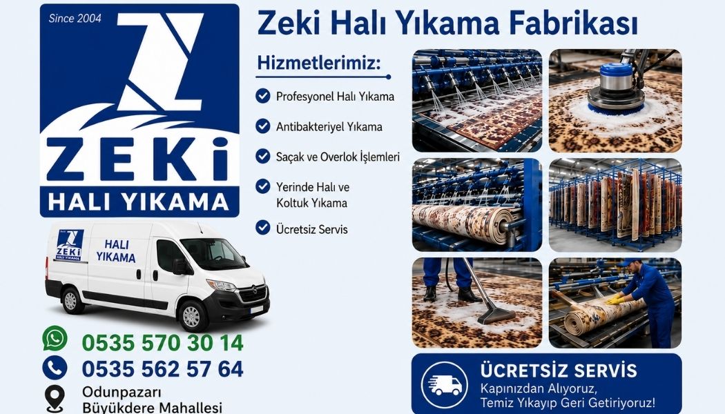 Odunpazarı Büyükdere Mahallesi halı yıkama 