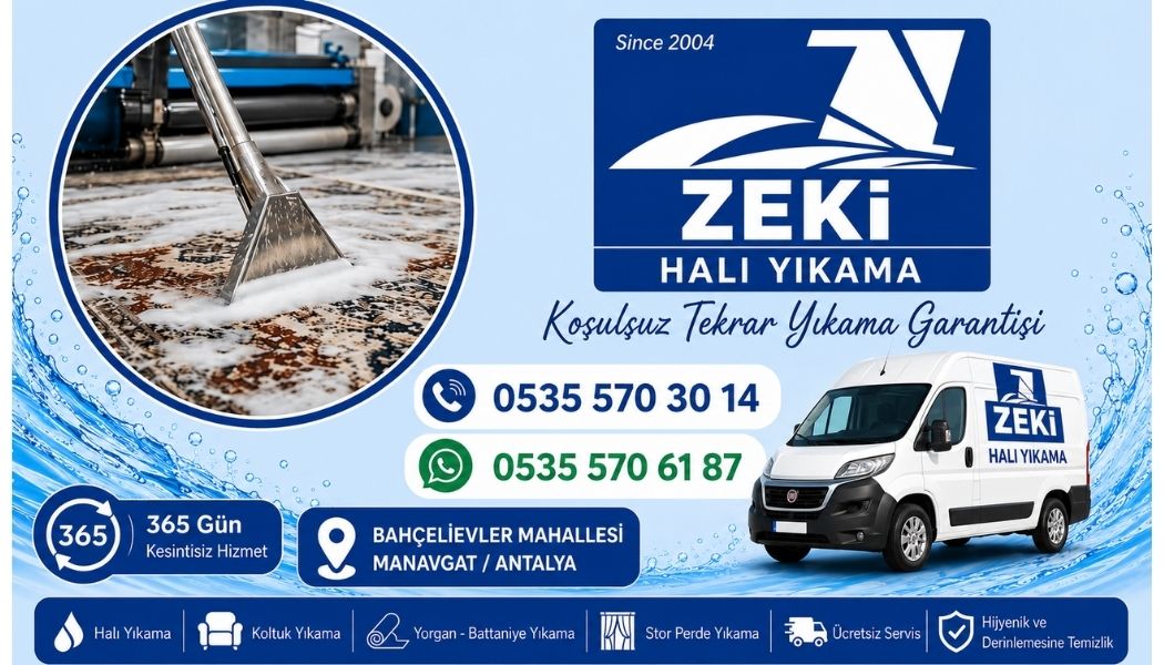 Manavgat Bahçelievler Mahallesi Halı Yıkama Rehberi