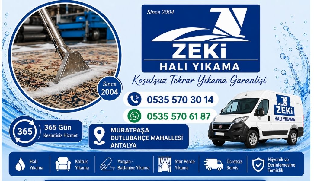 Muratpaşa Dutlubahçe Halı Yıkama: Sağlıklı ve Kusursuz Temizlik Rehberi