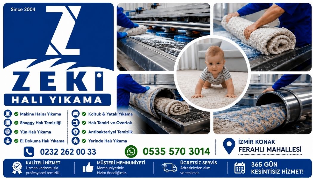 Konak Ferahlı Mahallesi'nde halı yıkam
