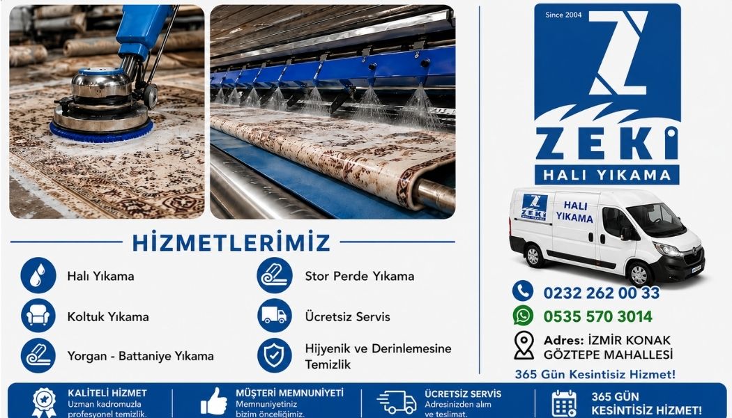 Konak Göztepe Mahallesi'nde Profesyonel Halı Yıkama Hizmeti 