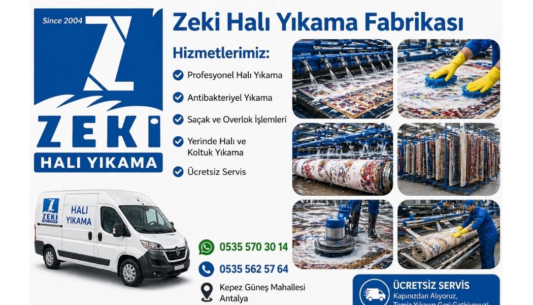 Kepez Güneş Mahallesi Halı Yıkama Profesyonelleri