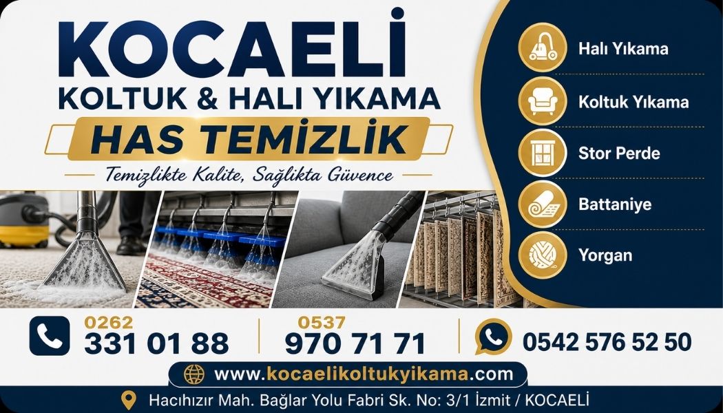 İzmit Bağçeşme Mahallesi Halı Yıkama
