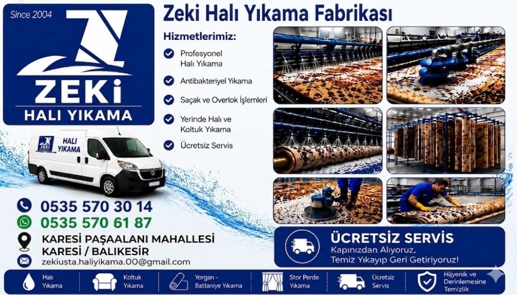 Karesi Paşaalanı Halı Yıkama