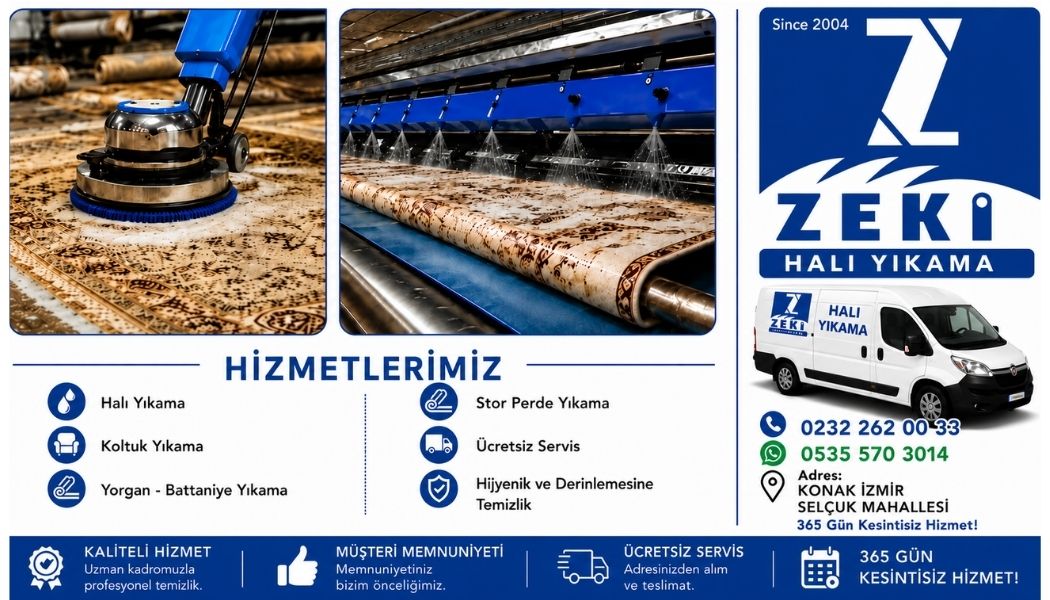 Konak Selçuk Mahallesi Halı Yıkama