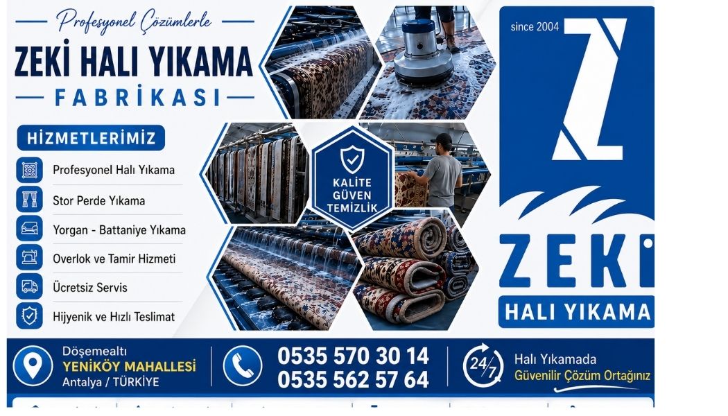 Antalya Döşemealtı Yeniköy Halı Yıkama Kılavuzu